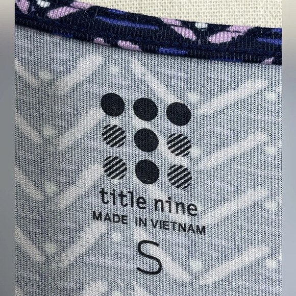 Title Nine Buttah Dream Wrap Dress Blue Pallay 3/4 Sleeve Zip Pockets Size Small - Picture 6 of 8